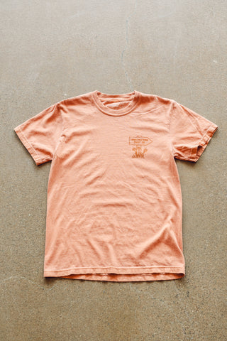 Wax Run Premium Tee - Yam / Dark Orange