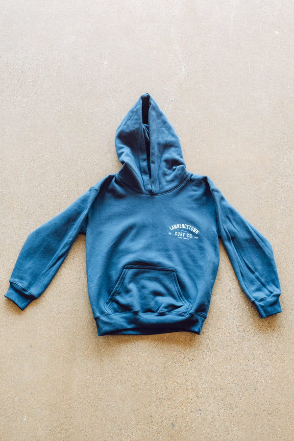 Youth Heavy Blend Hoodie - Navy/White