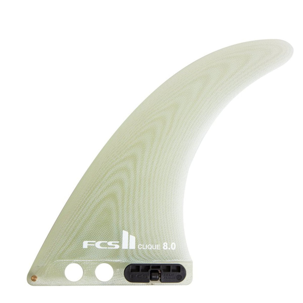 FCS II Clique PG 8" Clear Single Fin